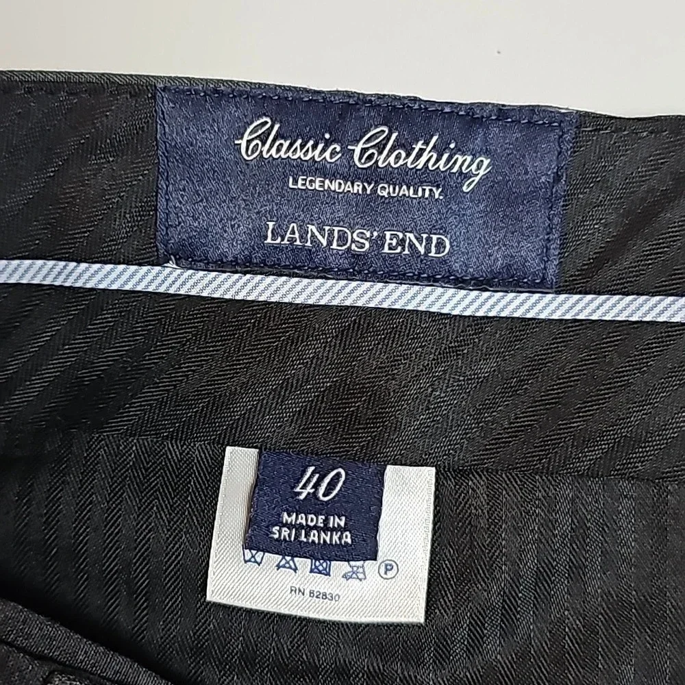 Lands End Traditional Fit Dress Pants 40x27